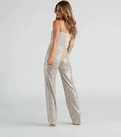 Alluring Glamour Sequin Jumpsuit