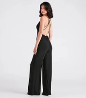 Flawless Double Take V-Neck Strappy Jumpsuit