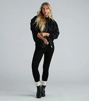Feeling Cute Long Sleeve Open Back Catsuit