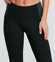 Flair For Fashion High-Rise Ponte Pants