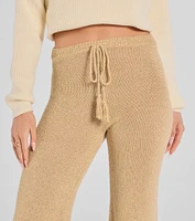 Cozy Luxe Lurex Knit Pants