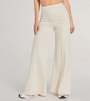 Classic And Chic Wide-Leg Trouser Pants