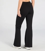 On The Go Ponte Knit Flare Pants
