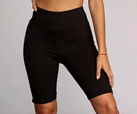 Always On My Mind Biker Shorts