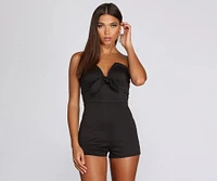 Classic Tie Front Romper