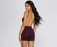 Get It Shorty Bike Short Romper