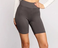 Taking Knit Easy Biker Shorts