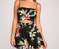 Embraced Florals Cutout Romper