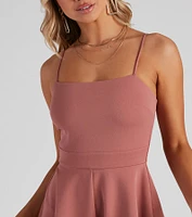 Take Me To Capri Square Neck Romper