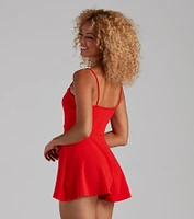 Take Me To Capri Square Neck Romper