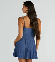 My Sweet Era Cowl Neck Eyelet Lace Romper