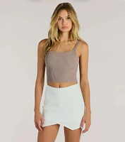 Always A Sensation High-Rise Ponte Skort