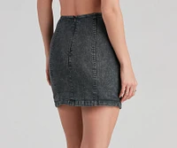 Forever Trendy Denim Mini Skirt