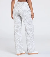 Off The Radar Camouflage Straight Leg Denim Jeans