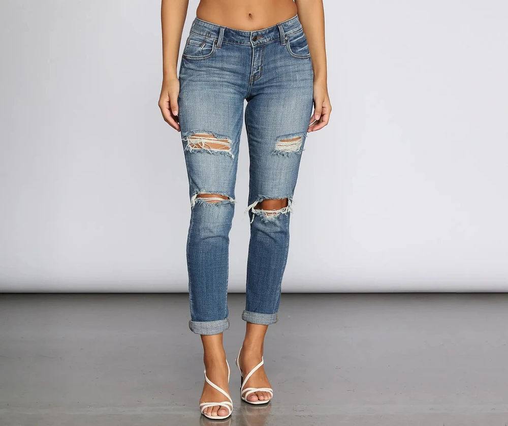 Mia Relaxed Fit Skinny Jeans