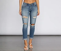 Mia Relaxed Fit Skinny Jeans