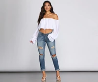 Mia Relaxed Fit Skinny Jeans