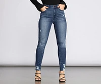 Bella High Rise Skinny Ankle Jeans