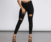 Take Me To The Edge Cropped Jeans