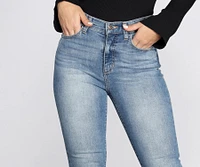 High Rise Clean Skinny Jeans
