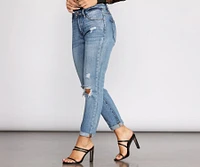 Pushing The Limits Distressed Jeans