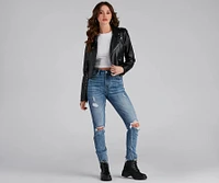 Taylor High Rise Cropped Skinny Jeans by Windsor Denim