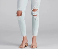 High-Rise Chic Style Skinny Jeans