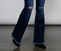 Walk It Out Style High-Rise Flared Jeans