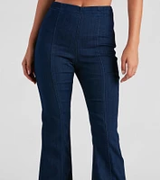 Slay High-Rise Flare Denim Pants
