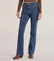 Seamlessly Chic High-Rise Bootcut Denim Jeans