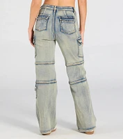 Cutie Cargo High-Rise Denim Jeans
