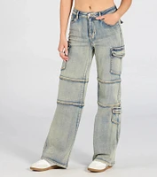 Cutie Cargo High-Rise Denim Jeans