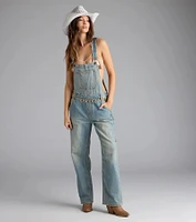 Casual Babe Tinted Denim Overalls
