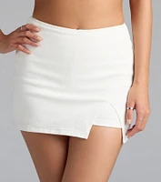 Casually Cool High-Rise Denim Skort