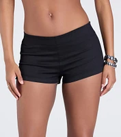 Fun And Flirty Mid Rise Denim Hot Shorts
