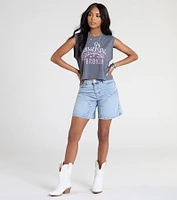 All Day Mid-Rise Denim Jorts