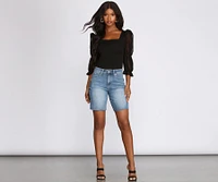 Bermuda Babe High Rise Shorts