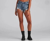 Casual And Chic Cut Off Shorts