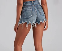 Casual And Chic Cut Off Shorts