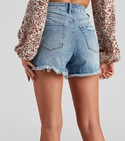 Reese Distressed Mom Shorts by Windsor Denim