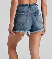 Remy High-Rise Cutoff Denim Shorts by Windsor