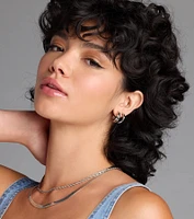 Sleek And Chic Six Pack Earrings Set