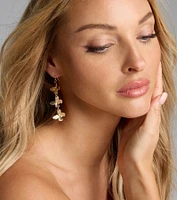 Major Flutter Vibes Linear Butterfly Earrings