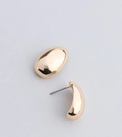 Simple And Sleek Teardrop Earrings