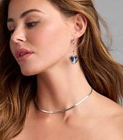 Taking Heart Charm Earrings