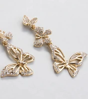 Touch Of Beauty Butterfly Earrings