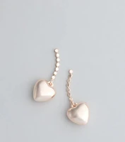 Taking Heart Charm Earrings