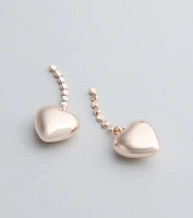 Taking Heart Charm Earrings