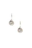Fish Hook Rhinestone Earrings
