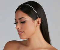 Dazzle Darling Rhinestone Fringe Earrings
